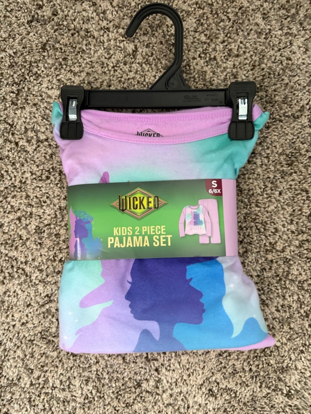 Girls fleece pajamas wicked nwt 6/6xPajama Set